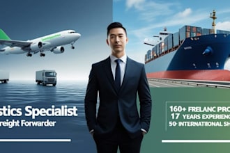 arrange shipments globally, freight forwarding expert