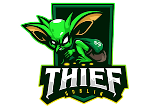 create an unique goblin thief mascot logo