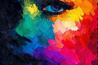draw abstract painting art or color abstract art