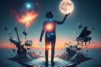 design a creative album cover