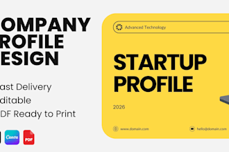 create basic company profile design