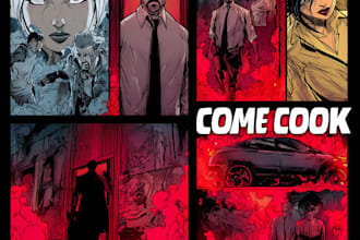 draw  comic book cover, comic book illustration nsfw comic