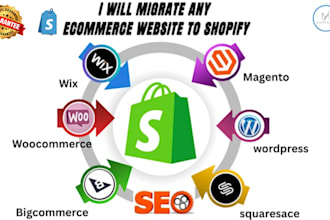 migrate wix to shopify wordpress to shopify bigcommerce magento etsy to shopify