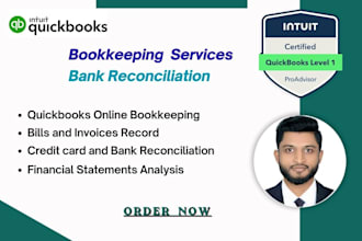 be your expert bookkeeping accountant with quickbooks online