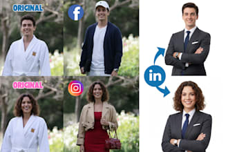 change outfits in your photos to match any platform or style