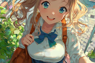draw you an anime art style characters