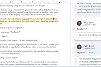 critique and edit your fiction novel or memoir, chapter by chapter