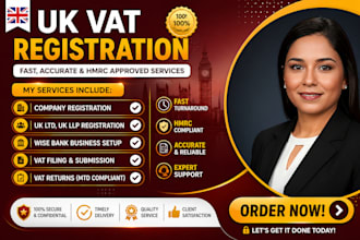 do UK ltd company registration UK company formation UK vat setup utr and eori