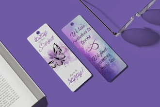 do creative bookmarks and rack card designs