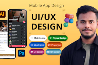 create modern mobile app designs in figma