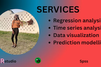 perform regression and time series analysis using excel, rstudio, spss