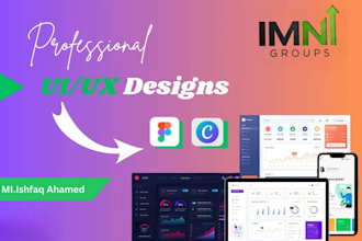 create a modern website UI UX design