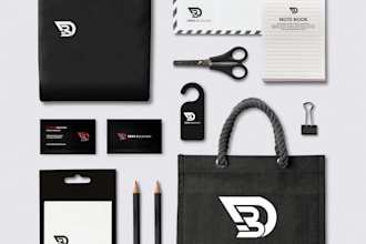 design professional and elegant stationery for your brand