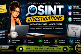 provide background check osint private investigator and find someone