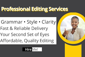 format, proofread and editing statement of purpose and personal statement