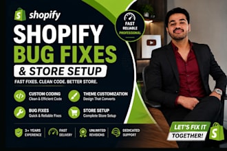 fix shopify bugs, errors and theme issues