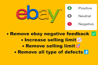 solve your ebay account defects, late shipment, transaction issues