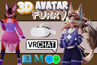 create vrchat furry avatar vrchat nsfw pc and quest