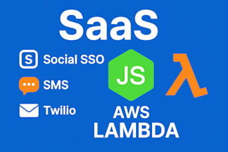 build secure node AWS lambda apis with react frontend