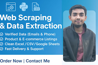 do python automation, web scraping and selenium bots