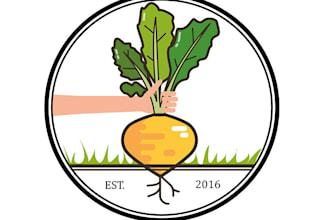 design fresh and organic vegetable logo for your brand