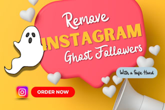 manually remove ghost follower to boost instagram engagement