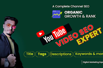 best youtube video SEO expert and channel growth manager