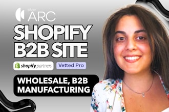 build a b2b shopify ecommerce store with wholesale custom pricing
