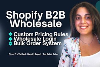 build a b2b shopify wholesale ecommerce store