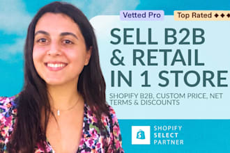 build a b2b shopify wholesale ecommerce store