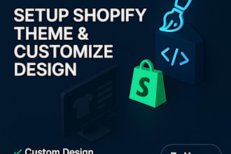 set up your shopify theme and customize its design