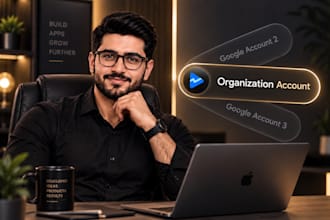 create and verify a google play console organization account