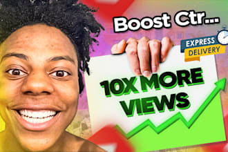 design attractive youtube thumbnail