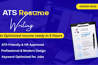 create a job winning ats optimized resume lebenslauf in 12 hours