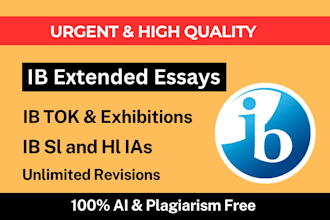help you with ib sl and hl ias, ib extended essays