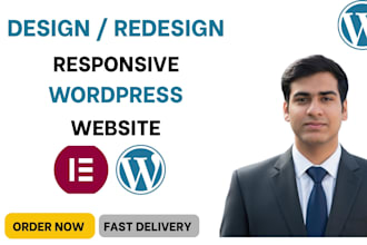 create, redesign, and customize wordpress websites
