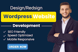 design or redesign wordpress and ecommerce website