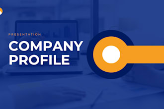 company profile content and design