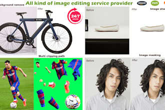 do clipping path image masking and photoshop editing