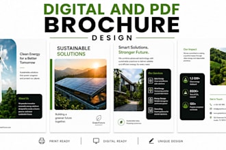 digital pdf brochure design