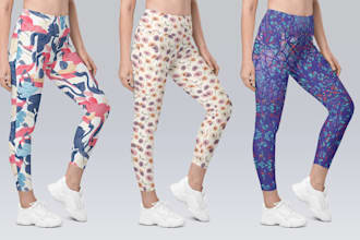 design awesome leggings or yoga pants