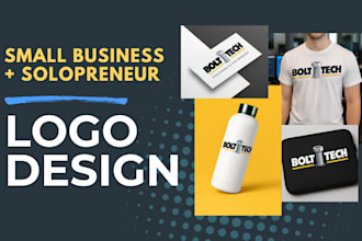 design a professional logo for small businesses and startups