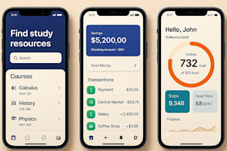 develop flutter app for android and ios