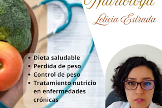 seré su nutricionista personal