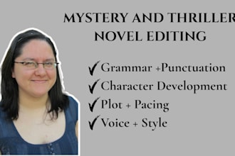 edit your mystery and thriller novel