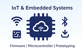 design iot embedded system  with microcontroller and  firmware