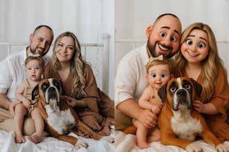 turn your photo into an amazing pixar cartoon portrait