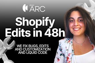 do 3 quick shopify customizations or fixes in 48 hours