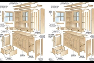 do furniture woodworking for DIY cutlist 3d model furniture design technical