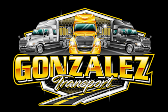 design trucking logo for your transport,towing and dispatcher business